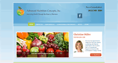 Desktop Screenshot of justnutrients.com